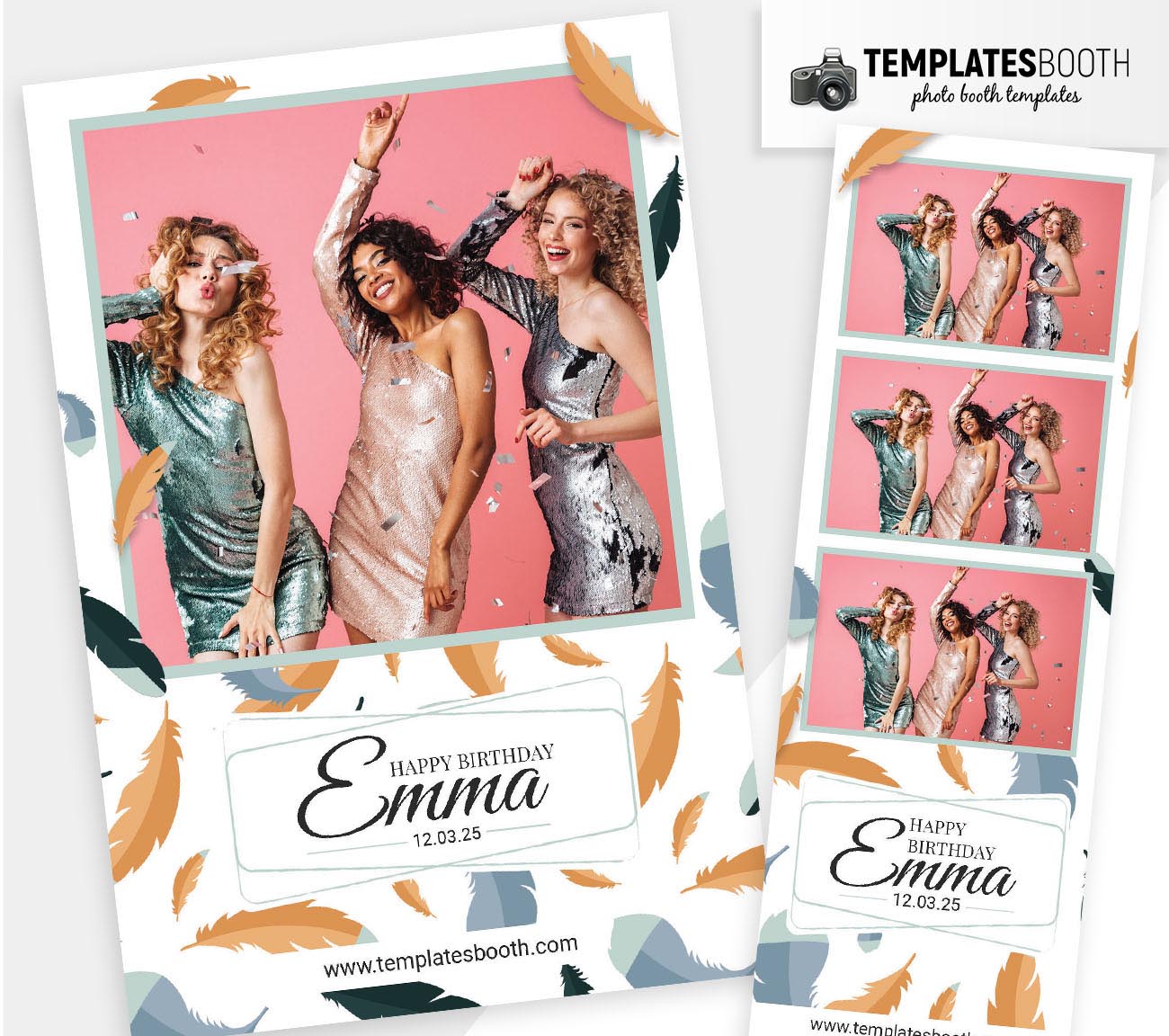 Birthday Party DSLR Booth Template