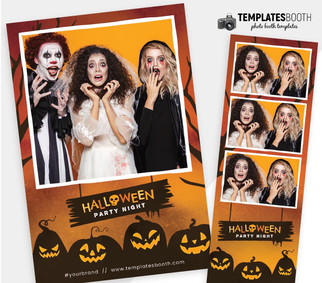 Halloween DSLR Booth Template