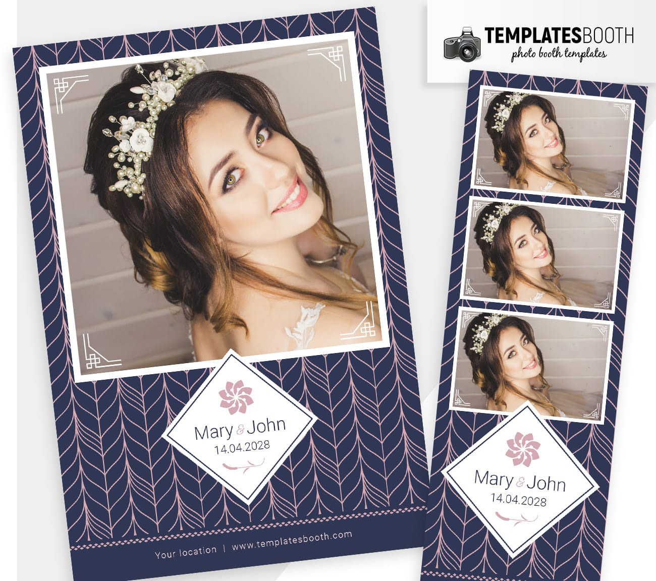 Modern Wedding DSLR Booth Template