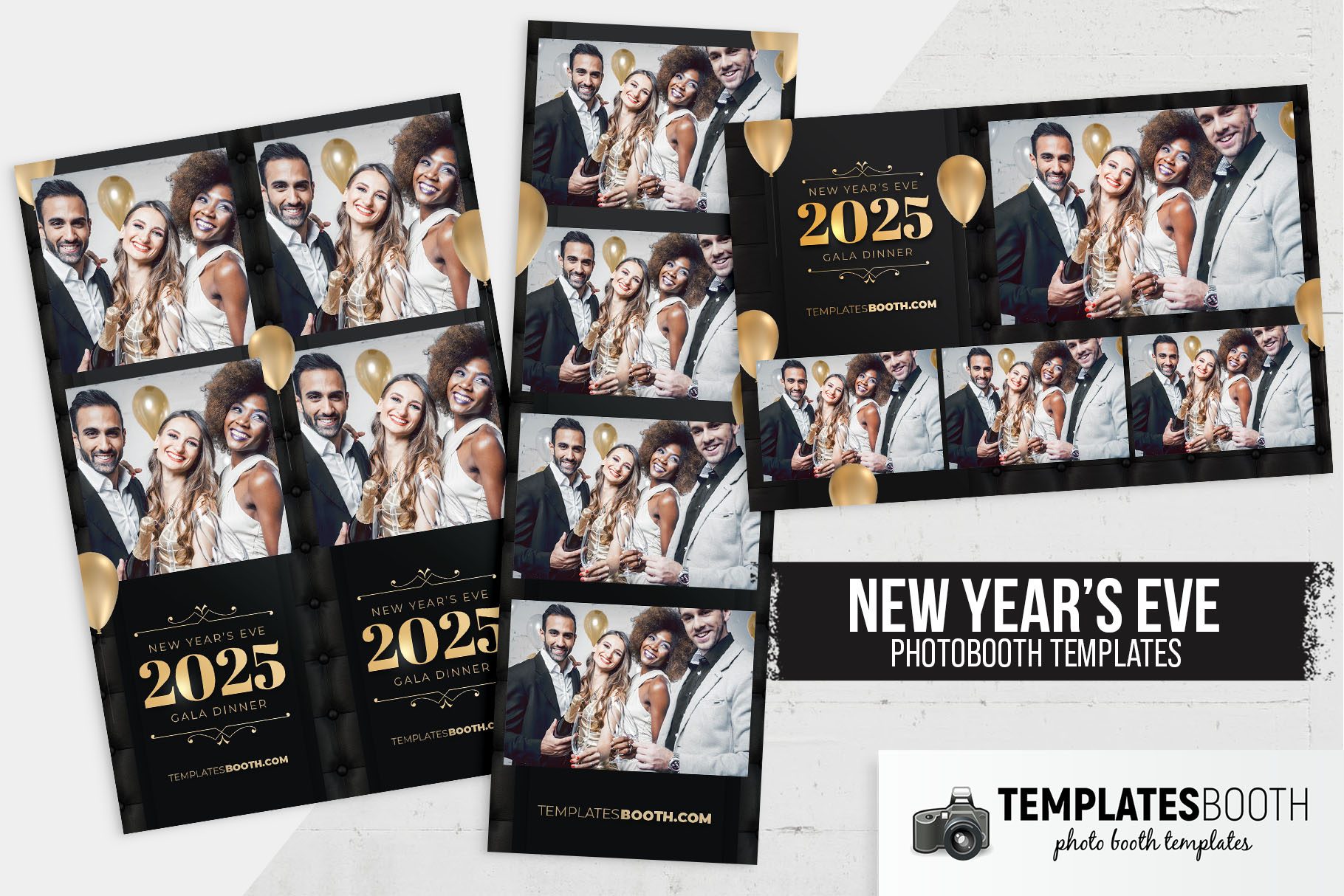 10 Best DSLR Booth Templates for NYE & New Year’s Eve Party Events