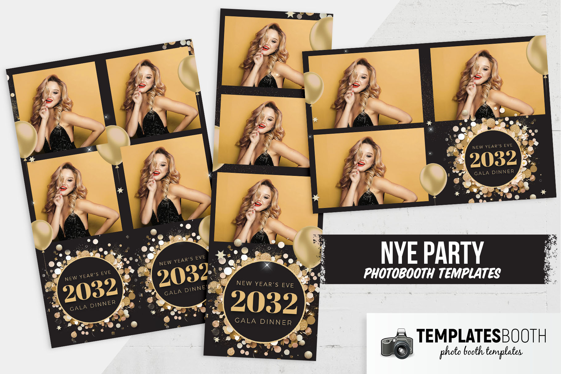 NYE Party DSLR Booth Template