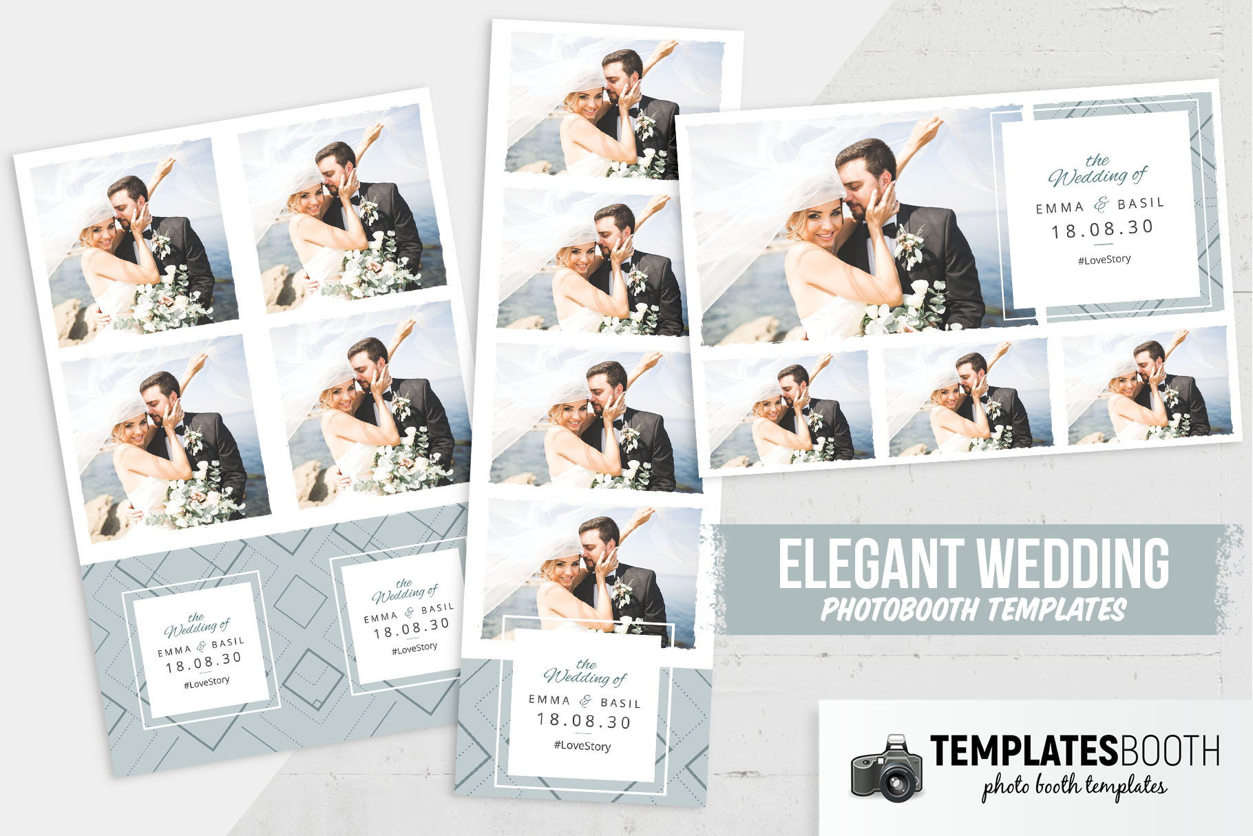 Elegant Wedding DSLR Booth Template