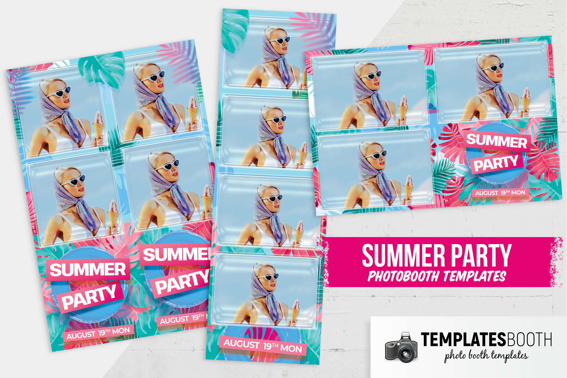 Tropicana DSLR Booth Template