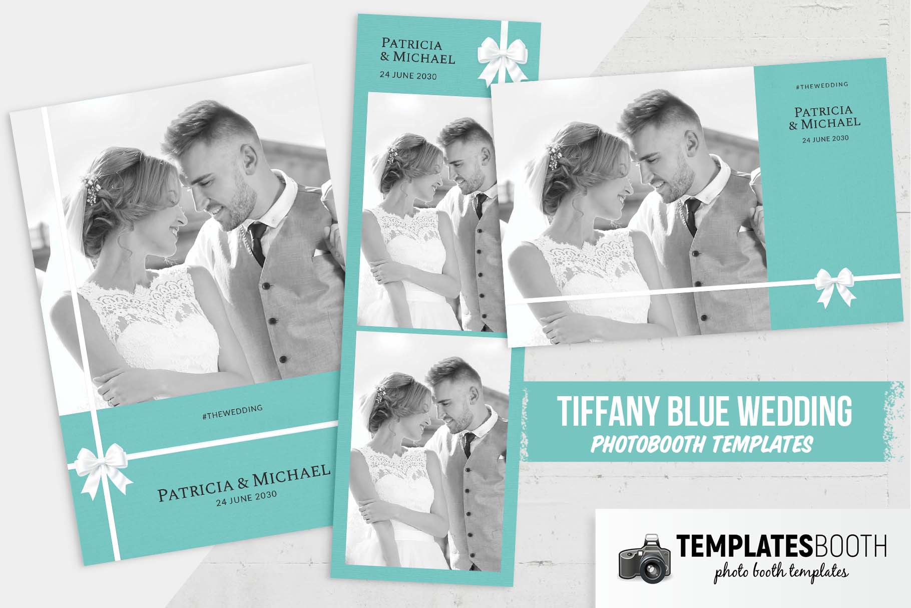 Tiffany Blue DSLR Booth Template