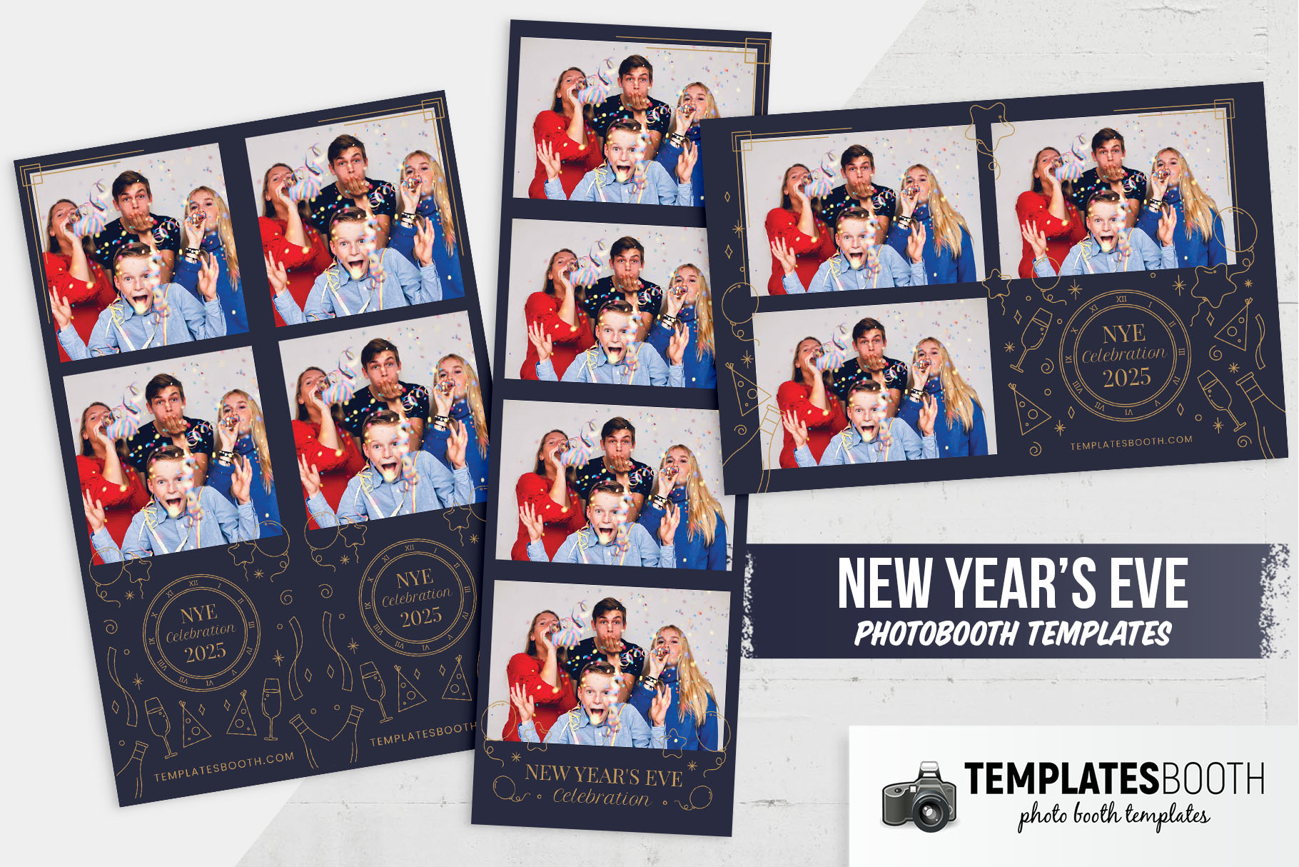 Ornate New Year’s Eve DSLR Booth Template